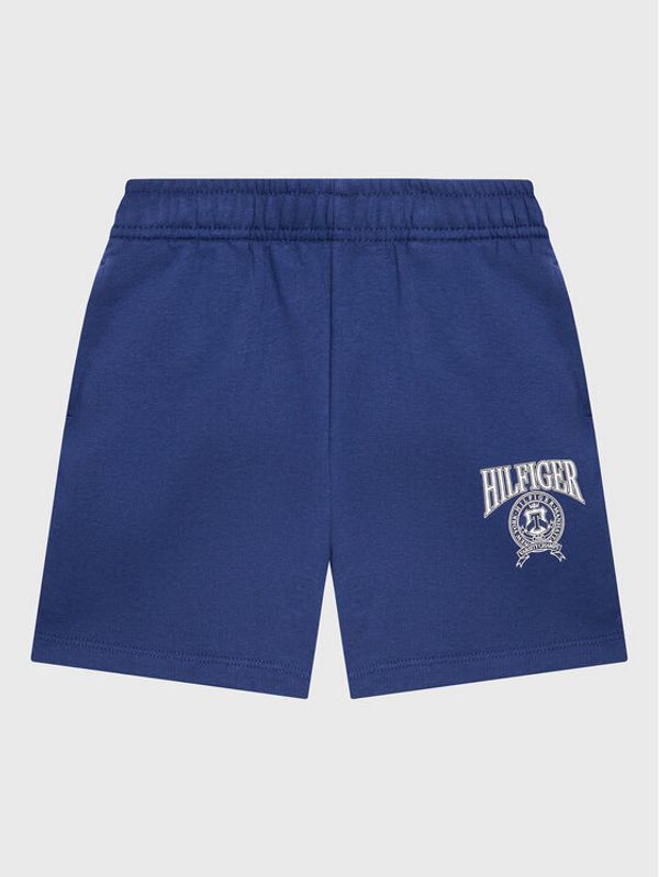 Tommy Hilfiger Tommy Hilfiger Sportske kratke hlače Varsity KB0KB08067 D Plava Regular Fit