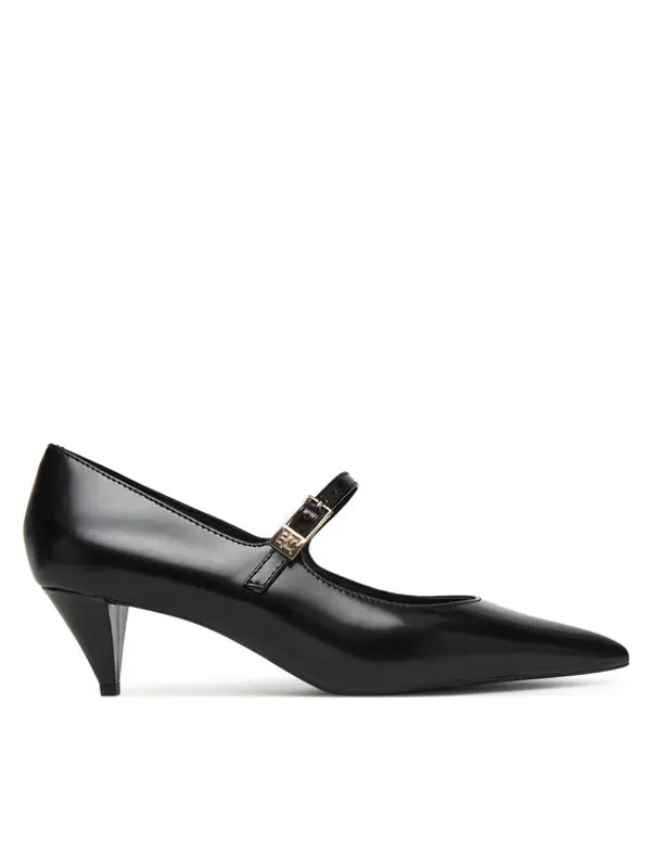 Tommy Hilfiger Tommy Hilfiger Štikle Low Pump Abrasivato FW0FW09321 Crna