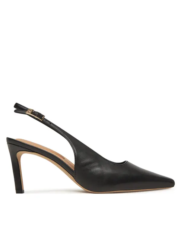 Tommy Hilfiger Tommy Hilfiger Štikle Squared Toe FW0FW08636 Crna