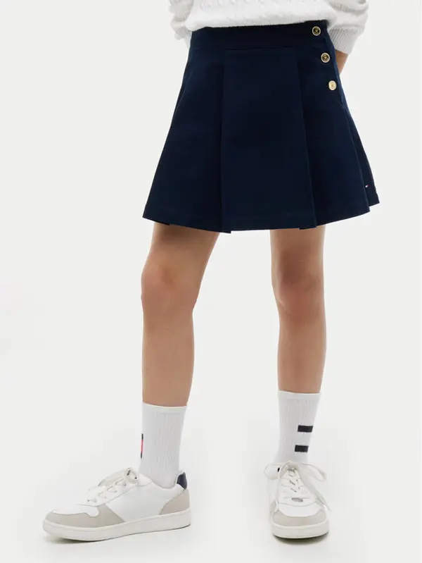 Tommy Hilfiger Tommy Hilfiger Suknja KG0KG09436 Tamnoplava Regular Fit