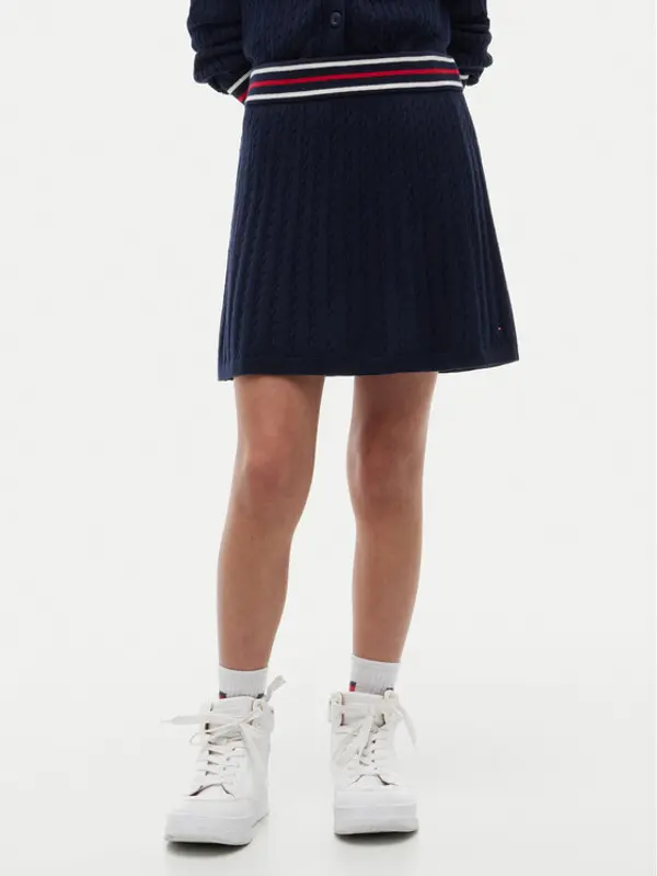 Tommy Hilfiger Tommy Hilfiger Suknja KG0KG09508 Tamnoplava Regular Fit
