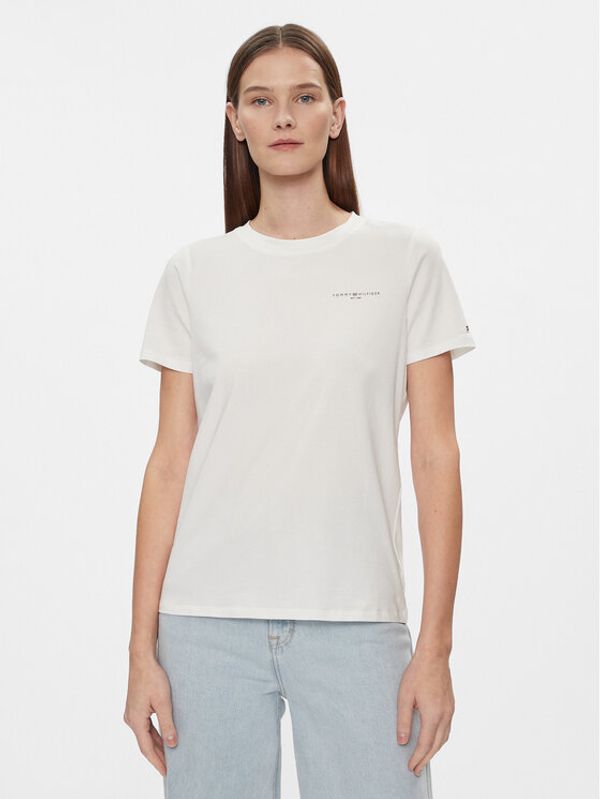 Tommy Hilfiger Tommy Hilfiger T-shirt 1985 WW0WW37877 Bijela Regular Fit