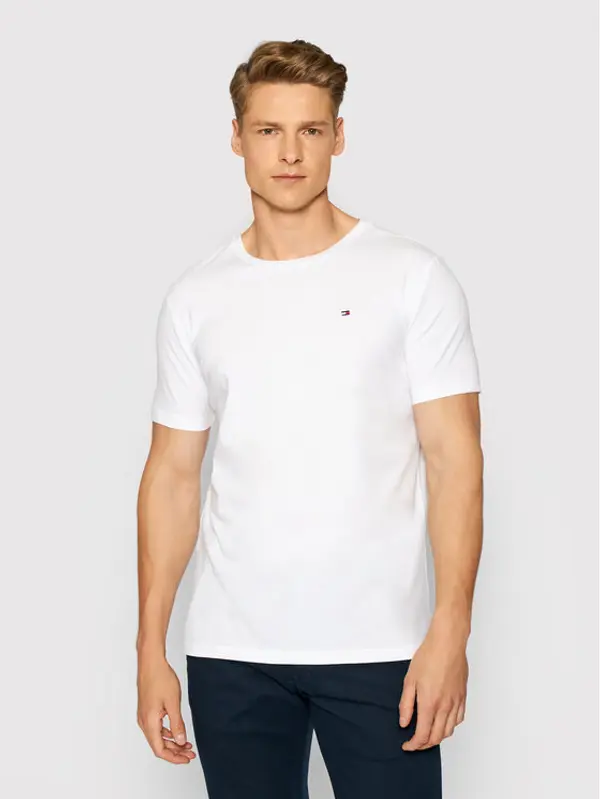 Tommy Hilfiger Tommy Hilfiger T-shirt 2S87904671 Bijela Regular Fit