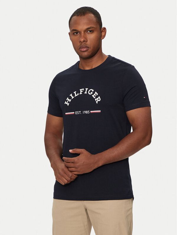 Tommy Hilfiger Tommy Hilfiger T-shirt Arch MW0MW35466 Tamnoplava Slim Fit