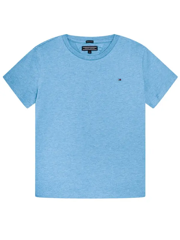 Tommy Hilfiger Tommy Hilfiger T-shirt Basic Cn Knit S KB0KB04140 D Svijetloplava Regular Fit