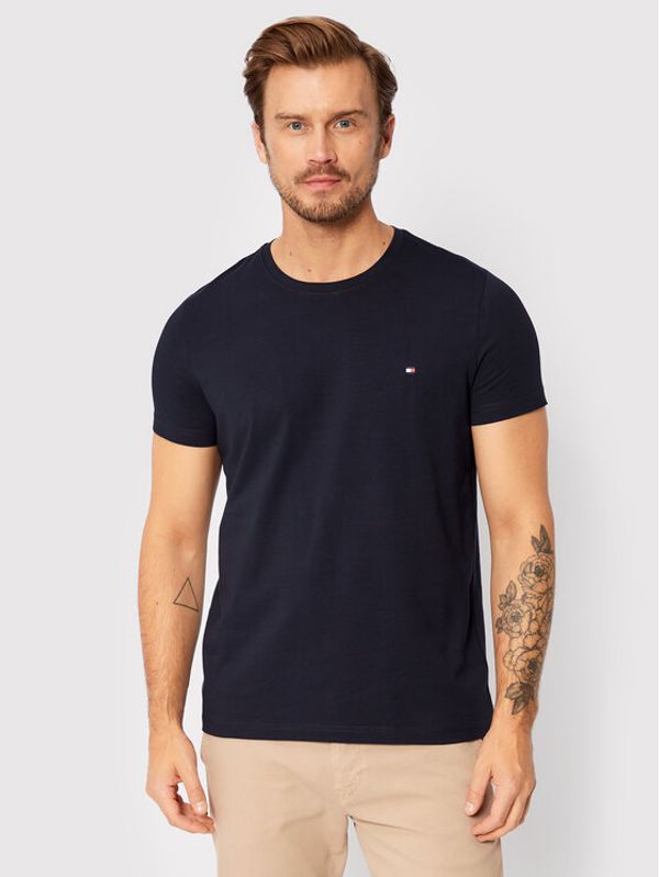 Tommy Hilfiger Tommy Hilfiger T-shirt Core Stretch MW0MW27539 Tamnoplava Slim Fit