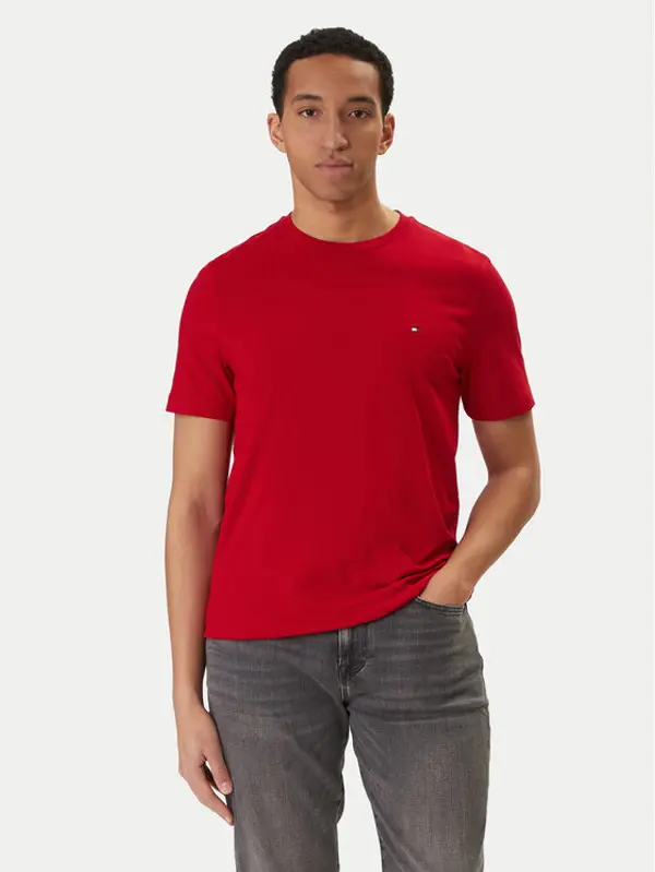 Tommy Hilfiger Tommy Hilfiger T-shirt Ess Seasonal MW0MW39995 Crvena Regular Fit