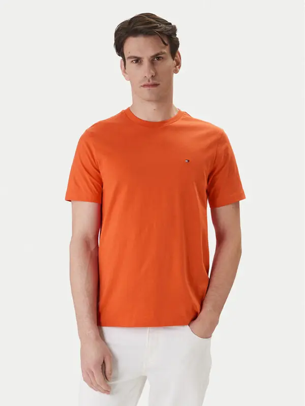 Tommy Hilfiger Tommy Hilfiger T-shirt Ess Seasonal MW0MW39995 Narančasta Regular Fit