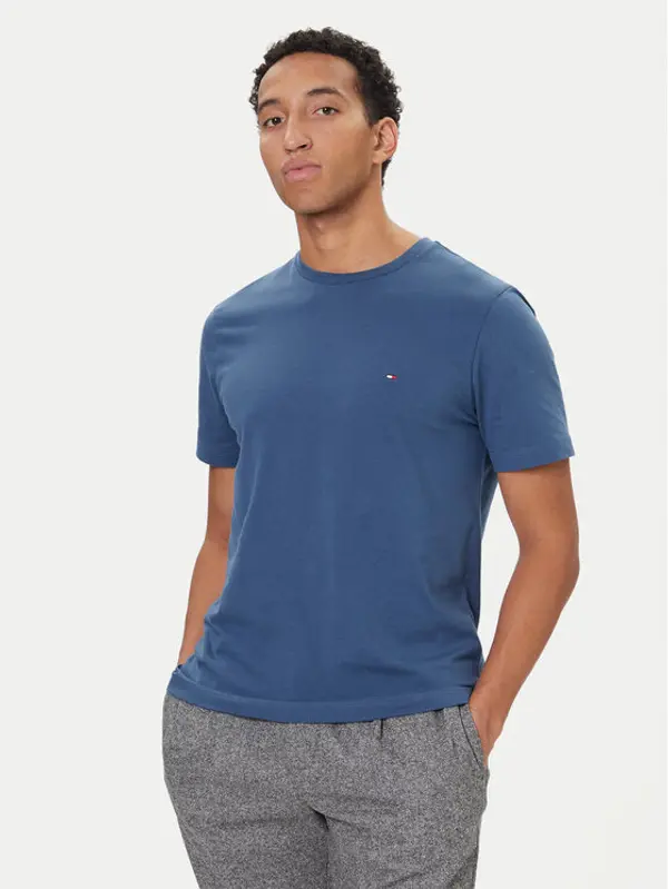 Tommy Hilfiger Tommy Hilfiger T-shirt Ess Seasonal MW0MW39995 Plava Regular Fit
