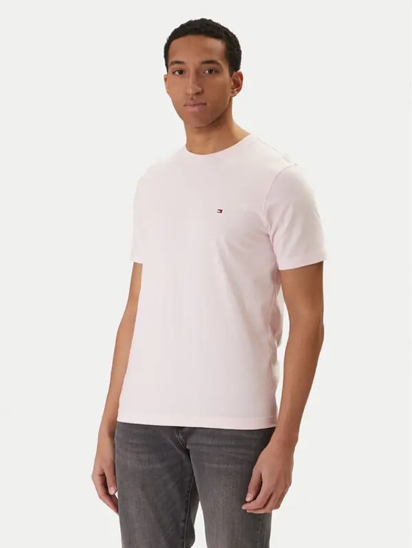 Tommy Hilfiger Tommy Hilfiger T-shirt Ess Seasonal MW0MW39995 Ružičasta Regular Fit