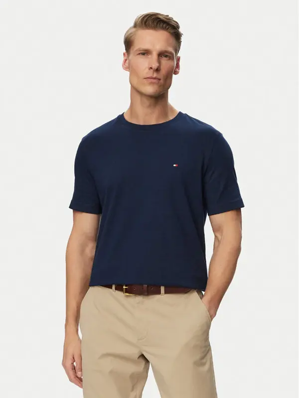 Tommy Hilfiger Tommy Hilfiger T-shirt Ess Seasonal MW0MW39995 Tamnoplava Regular Fit