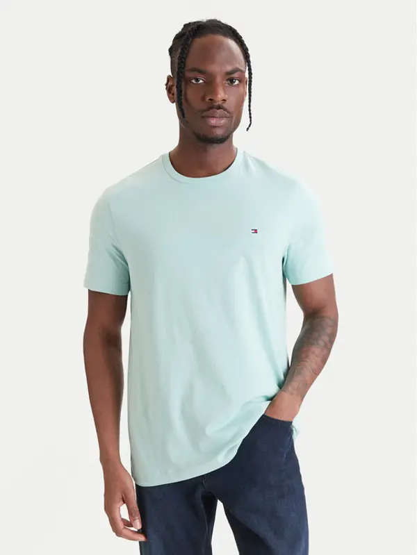 Tommy Hilfiger Tommy Hilfiger T-shirt Ess Seasonal MW0MW39995 Zelena Regular Fit