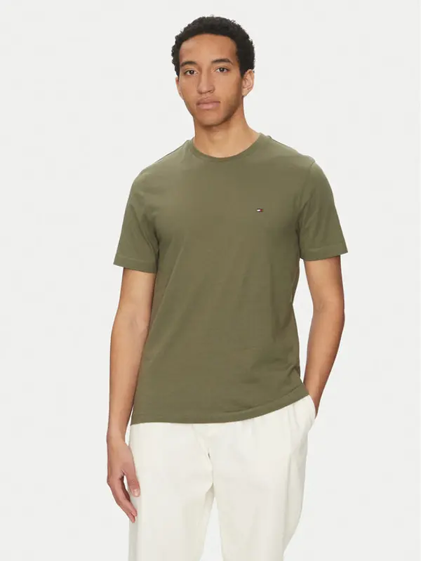 Tommy Hilfiger Tommy Hilfiger T-shirt Ess Seasonal MW0MW39995 Zelena Regular Fit