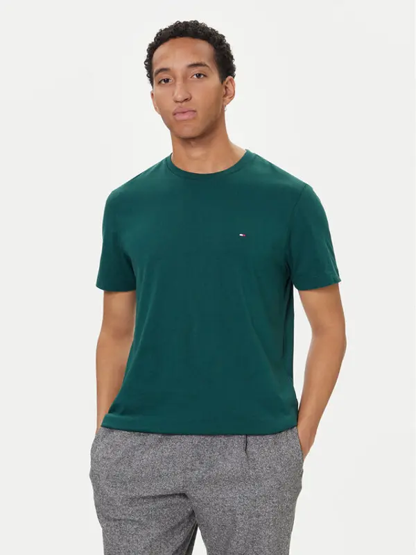Tommy Hilfiger Tommy Hilfiger T-shirt Ess Seasonal MW0MW39995 Zelena Regular Fit