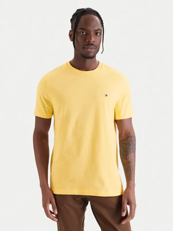 Tommy Hilfiger Tommy Hilfiger T-shirt Ess Seasonal MW0MW39995 Žuta Regular Fit