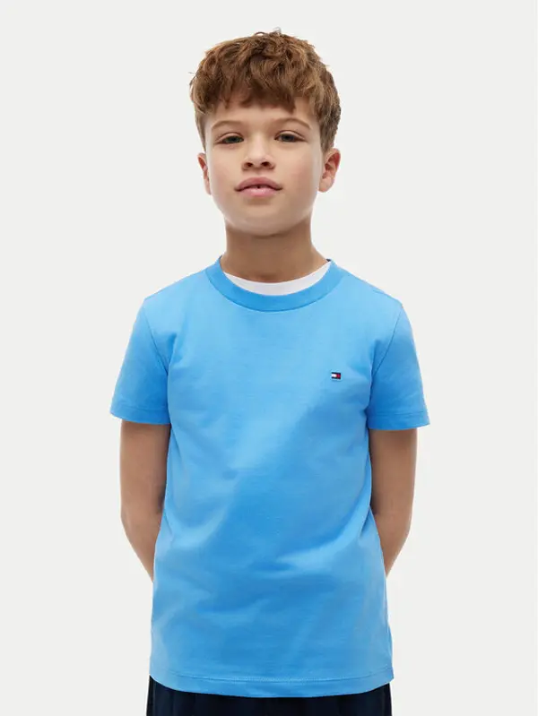 Tommy Hilfiger Tommy Hilfiger T-shirt Essential KB0KB06879 M Svijetlo plava Regular Fit