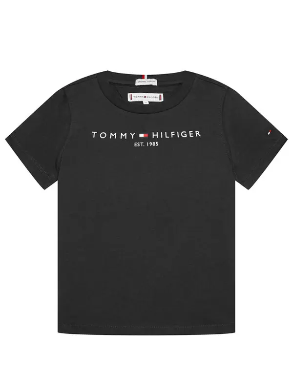 Tommy Hilfiger Tommy Hilfiger T-shirt Essential KS0KS00210 Crna Regular Fit