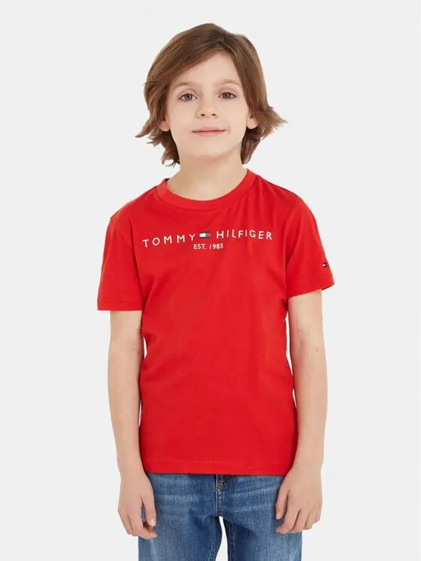 Tommy Hilfiger Tommy Hilfiger T-shirt Essential KS0KS00210 S Crvena Regular Fit