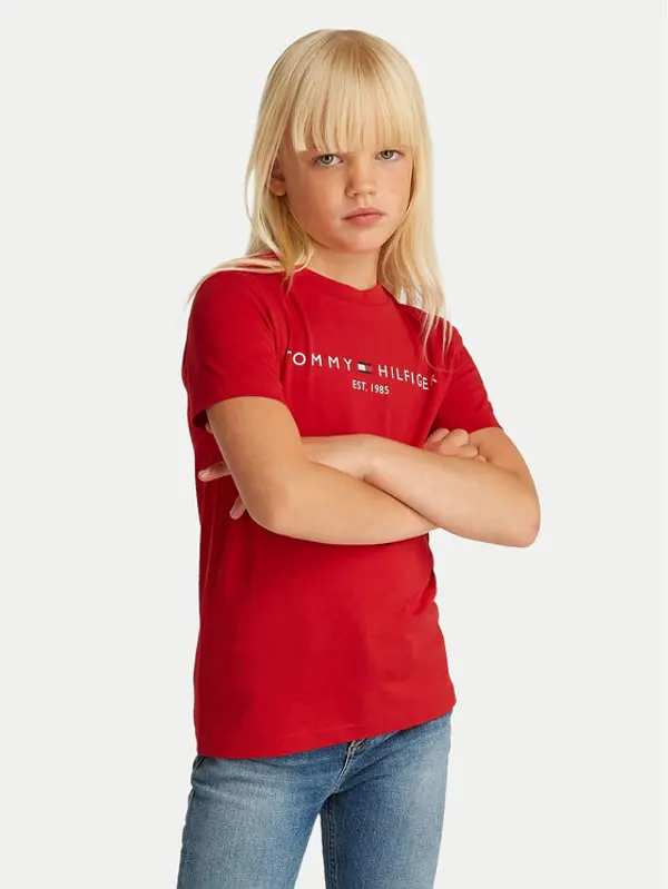 Tommy Hilfiger Tommy Hilfiger T-shirt Essential KS0KS00397 D Crvena Regular Fit