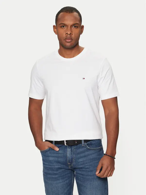 Tommy Hilfiger Tommy Hilfiger T-shirt Essential MW0MW37267 Bijela Regular Fit