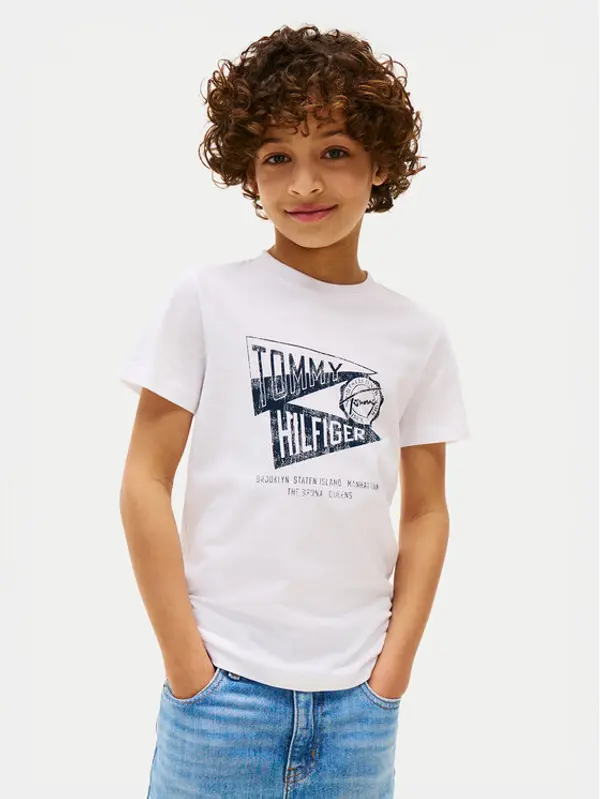 Tommy Hilfiger Tommy Hilfiger T-shirt Graphic KB0KB09719 Bijela Regular Fit