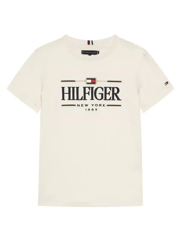 Tommy Hilfiger Tommy Hilfiger T-shirt Icons KB0KB10360 Écru Regular Fit