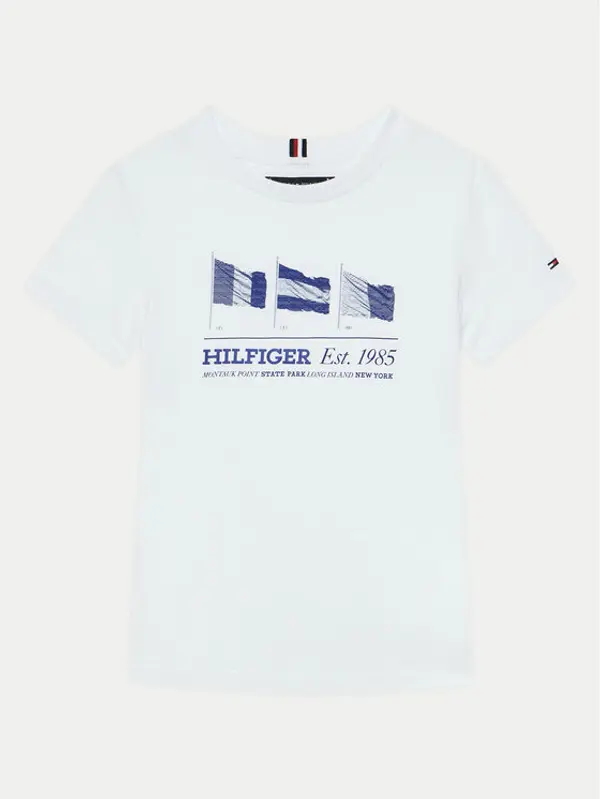 Tommy Hilfiger Tommy Hilfiger T-shirt KB0KB09350 S Bijela Regular Fit