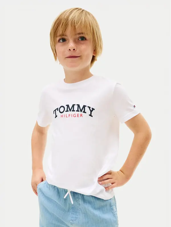 Tommy Hilfiger Tommy Hilfiger T-shirt KB0KB10263 Bijela Regular Fit