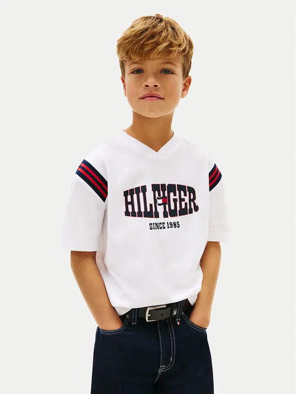 Tommy Hilfiger Tommy Hilfiger T-shirt KB0KB10272 Bijela Regular Fit