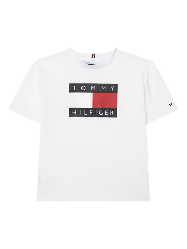 Tommy Hilfiger Tommy Hilfiger T-shirt KB0KB10340 D Bijela Regular Fit