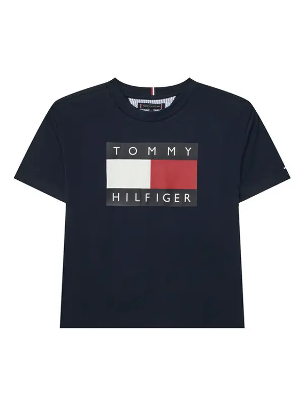 Tommy Hilfiger Tommy Hilfiger T-shirt KB0KB10340 Tamnoplava Regular Fit