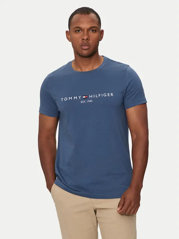 Tommy Hilfiger Tommy Hilfiger T-shirt Logo MW0MW11797 Plava Regular Fit