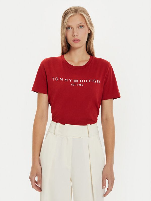 Tommy Hilfiger Tommy Hilfiger T-shirt Logo WW0WW40276 Crvena Regular Fit
