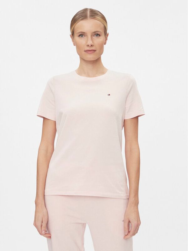 Tommy Hilfiger Tommy Hilfiger T-shirt Modern WW0WW39848 Ružičasta Regular Fit