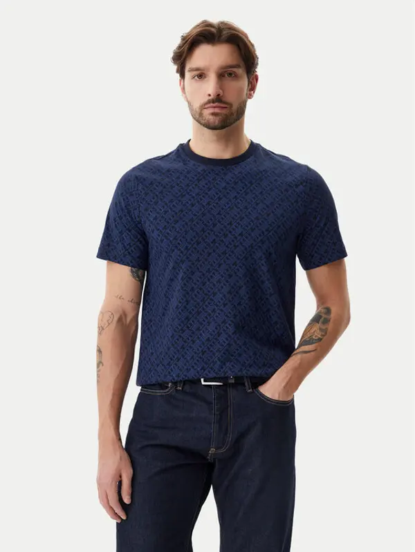 Tommy Hilfiger Tommy Hilfiger T-shirt Monogram MW0MW39251 Tamnoplava Regular Fit