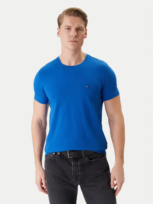 Tommy Hilfiger Tommy Hilfiger T-shirt MW0MW10800 Plava Slim Fit