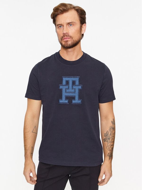 Tommy Hilfiger Tommy Hilfiger T-shirt MW0MW32589 Tamnoplava Regular Fit