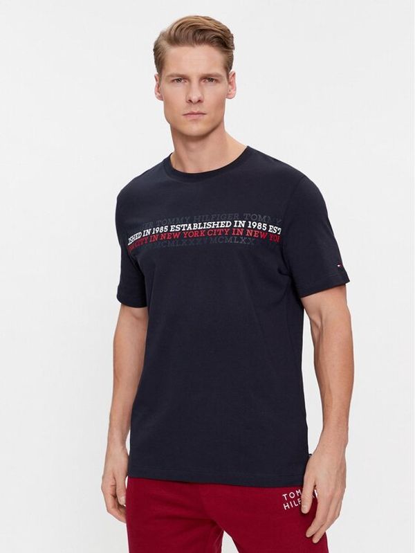 Tommy Hilfiger Tommy Hilfiger T-shirt MW0MW32618 Tamnoplava Regular Fit