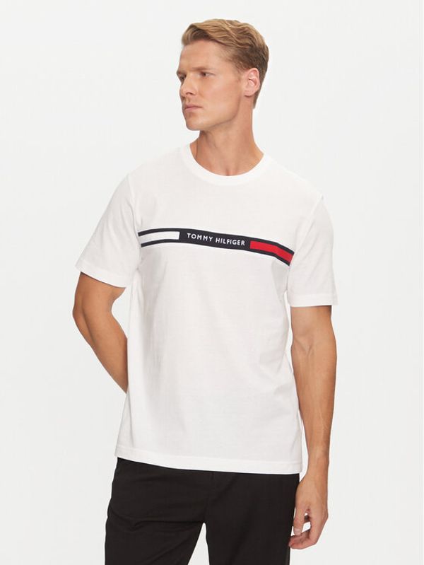 Tommy Hilfiger Tommy Hilfiger T-shirt MW0MW36498 Bijela Regular Fit