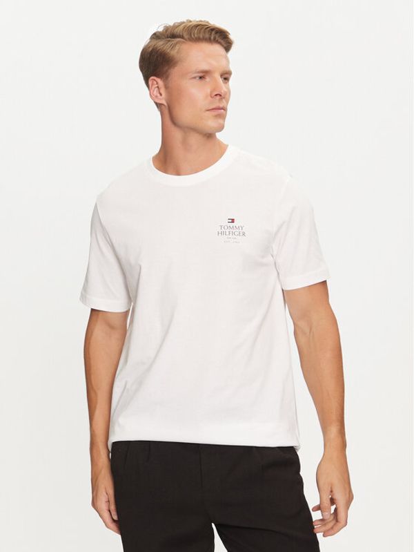 Tommy Hilfiger Tommy Hilfiger T-shirt MW0MW36500 Bijela Regular Fit
