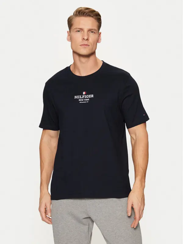 Tommy Hilfiger Tommy Hilfiger T-shirt MW0MW38980 Tamnoplava Regular Fit