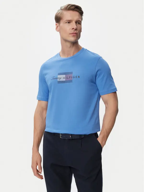 Tommy Hilfiger Tommy Hilfiger T-shirt MW0MW43226 Plava Regular Fit