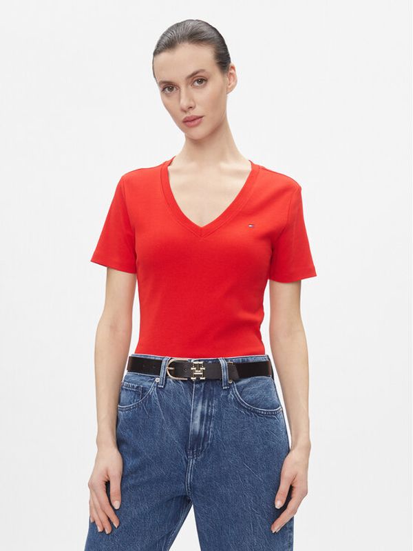 Tommy Hilfiger Tommy Hilfiger T-shirt New Cody WW0WW40584 Crvena Slim Fit