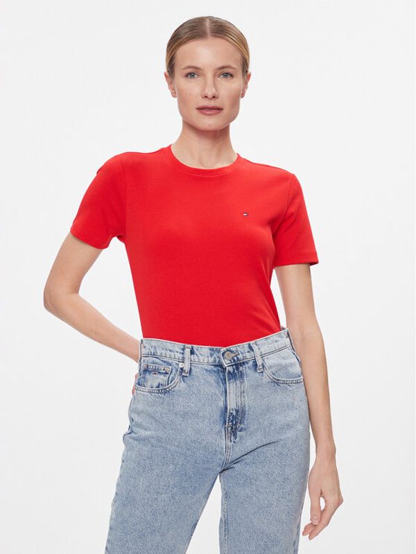 Tommy Hilfiger Tommy Hilfiger T-shirt New Cody WW0WW40587 Crvena Slim Fit