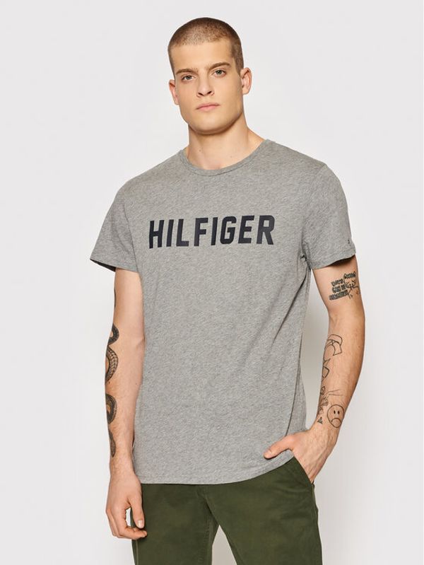 Tommy Hilfiger Tommy Hilfiger T-shirt Ss Tee UM0UM02011 Siva Regular Fit