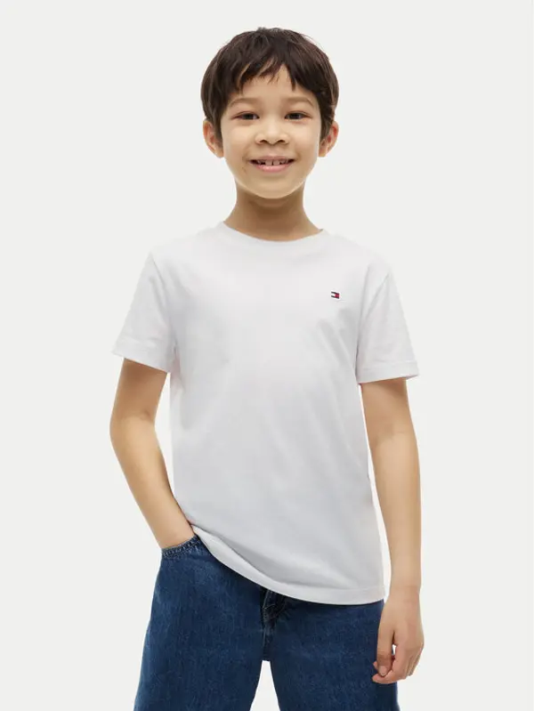 Tommy Hilfiger Tommy Hilfiger T-shirt Team Tommy Graphic KB0KB10591 Bijela Regular Fit