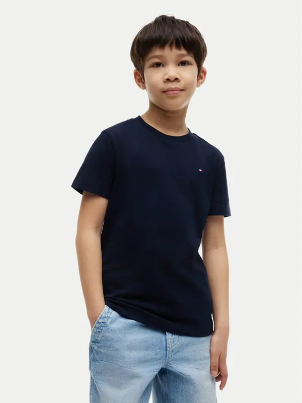 Tommy Hilfiger Tommy Hilfiger T-shirt Team Tommy Graphic KB0KB10591 Tamnoplava Regular Fit