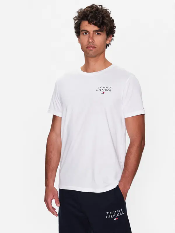 Tommy Hilfiger Tommy Hilfiger T-shirt UM0UM02916 Bijela Regular Fit