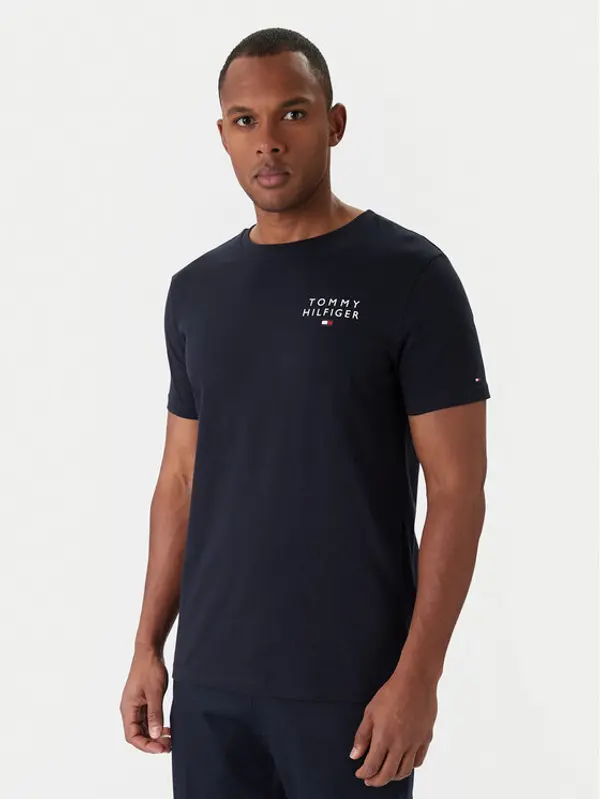 Tommy Hilfiger Tommy Hilfiger T-shirt UM0UM02916 Tamnoplava Regular Fit