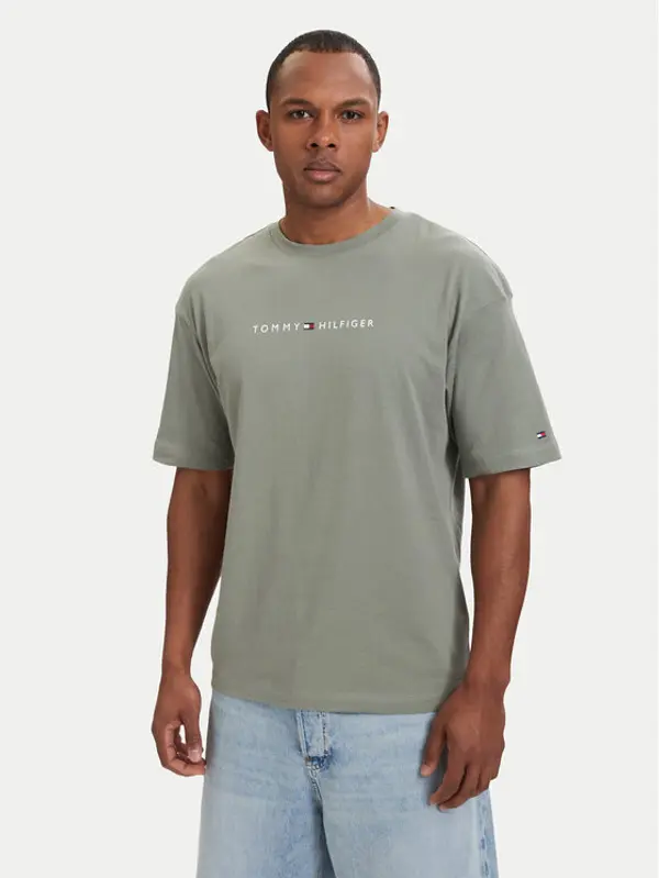Tommy Hilfiger Tommy Hilfiger T-shirt UM0UM03643 Svijetlo zelena Regular Fit